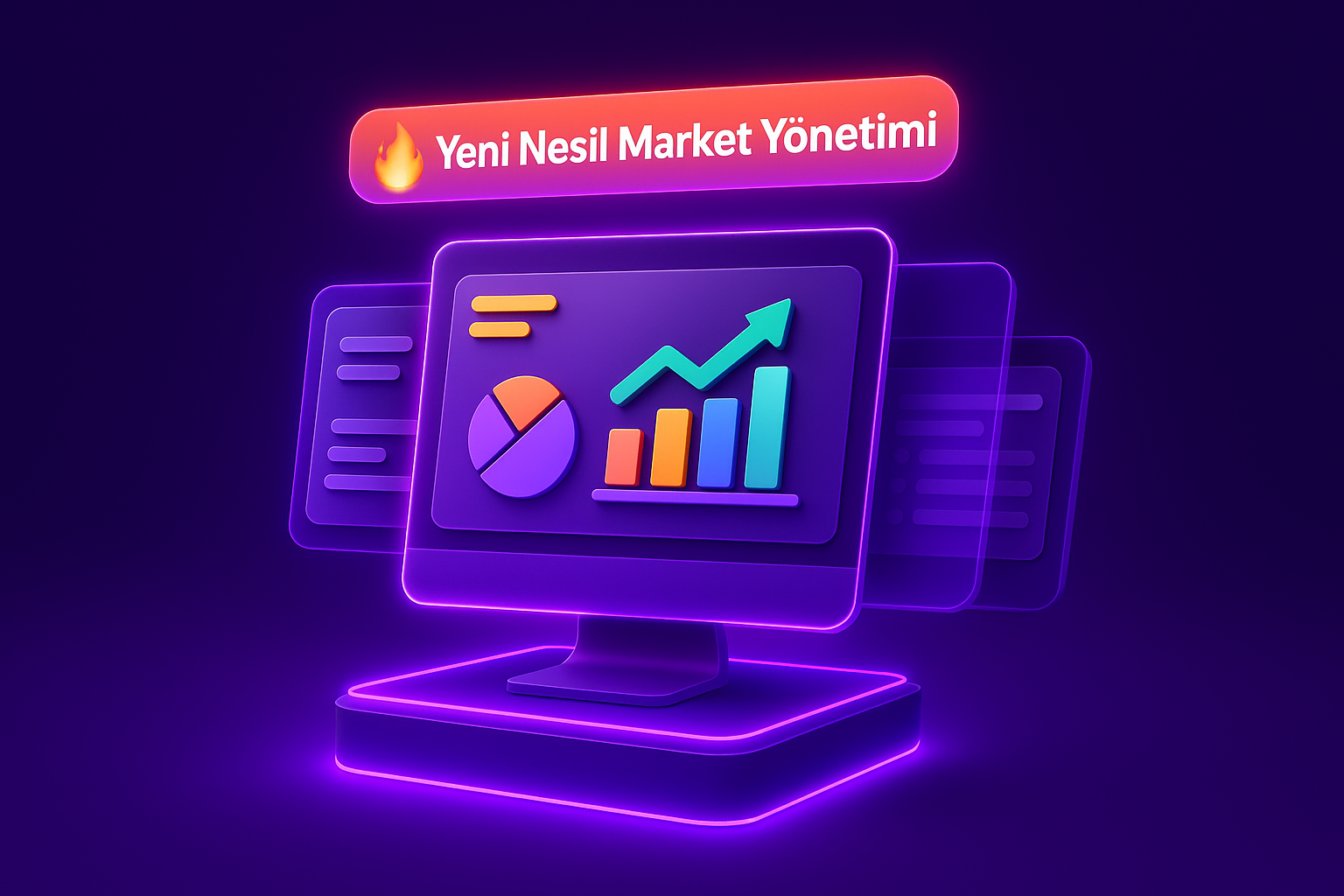 Market Soft stok takip ve kasa ekranı arayüzü